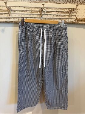 The Cat’s Pajamas Pants Size Small. Blue and white gingham